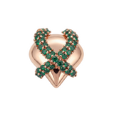 Emerald Heart Charm