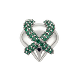 Emerald Heart Charm