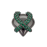 Emerald Heart Charm