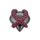 Ruby Heart Charm