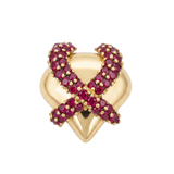 Ruby Heart Charm
