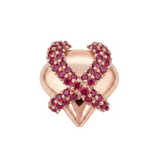 Ruby Heart Charm
