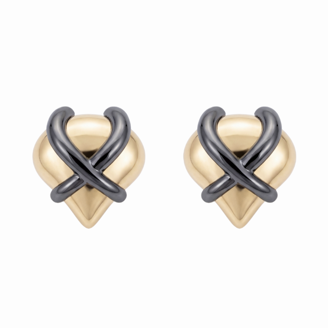 Just Gold Heart Earrings