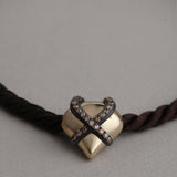 Black Silk Cord Necklace
