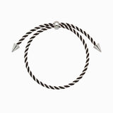 Black & White Cord Bracelet