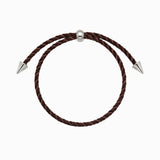Brown Silk Cord Bracelet